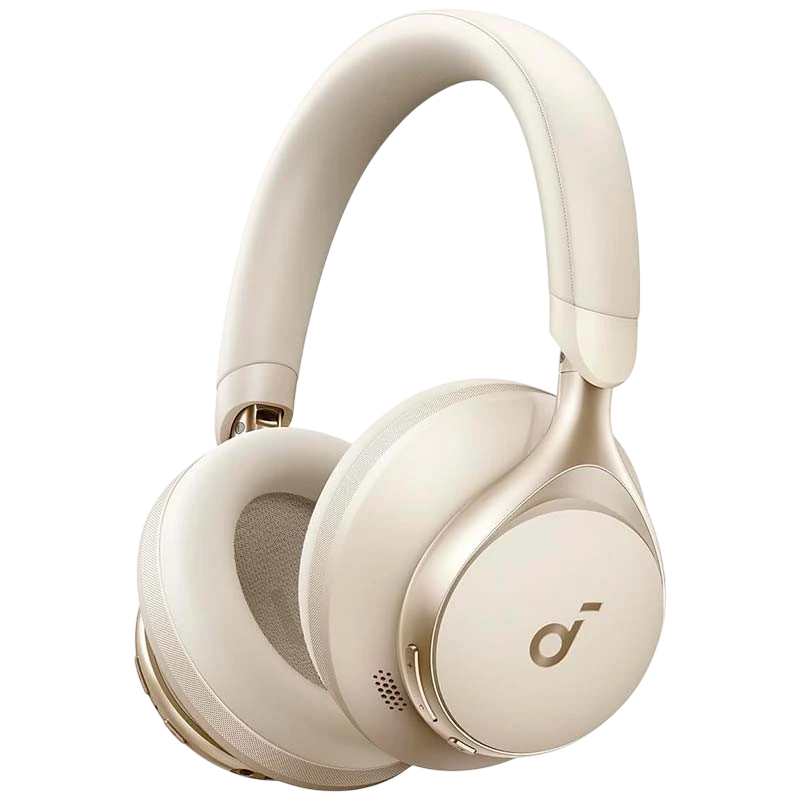 Soundcore Space One Blanc Arceau ANC Bluetooth 5.3 55h Casque sans fil