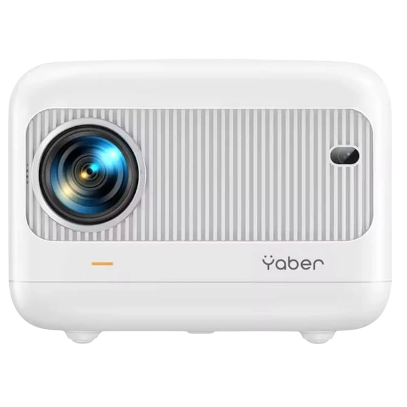 Yaber L1 LCD HD avec WiFi et Bluetooth pour Mobile Focus électrique Blanc LED Projecteur portable mini