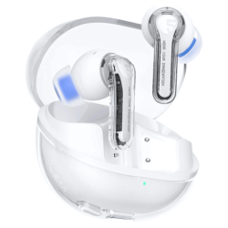 SoundPEATS Clear Blanc Bluetooth 5.3 Écouteurs sans fil