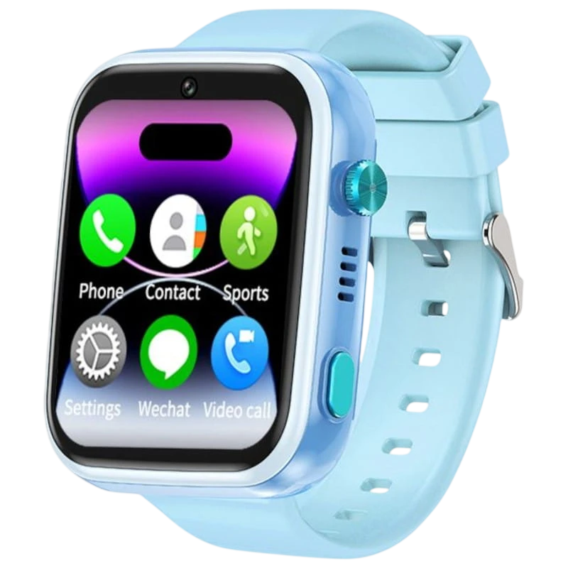 T45 Pro Bleu 1,83 pouces IPS GPS IP67 Smartwatch pour enfants