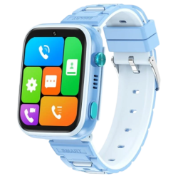 T45 Bleu 1,83 pouces IPS GPS IP67 Smartwatch pour enfants