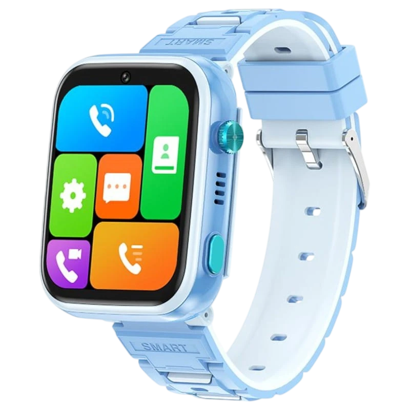 T45 Bleu 1,83 pouces IPS GPS IP67 Smartwatch pour enfants