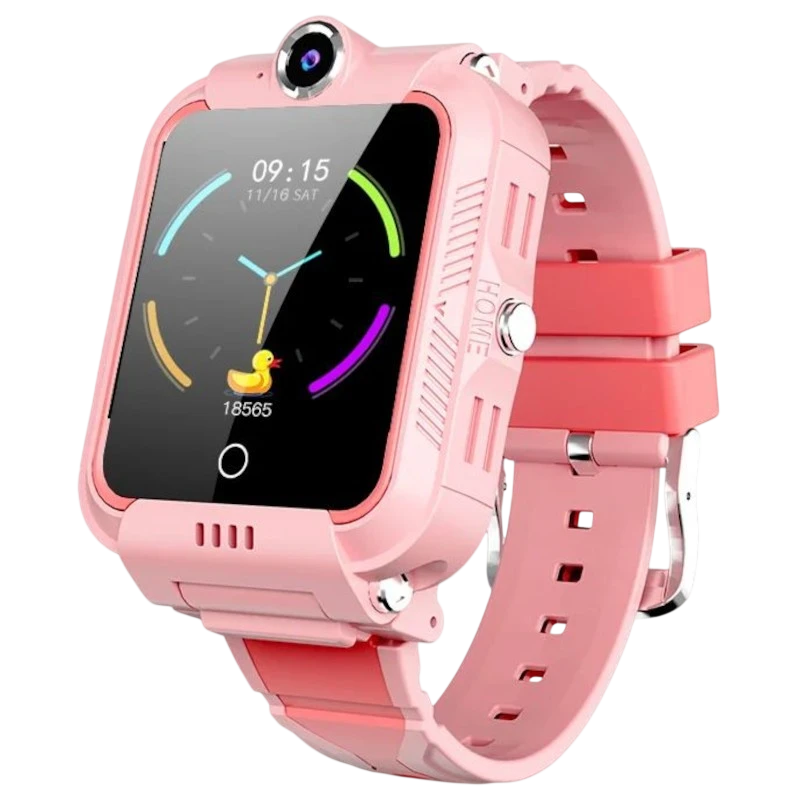 T17G 4G Rose 1,4 pouces IPS GPS IP67 Smartwatch pour enfants