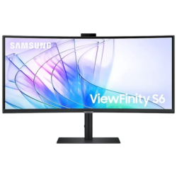 Samsung ViewFinity S34C652VAU Noir avec webcam 34 pouces 2K VA 100Hz 5ms FreeSync incurvé UltraWide Monitor