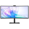 Samsung ViewFinity S34C652VAU Noir avec webcam 34 pouces 2K VA 100Hz 5ms FreeSync incurvé UltraWide Monitor