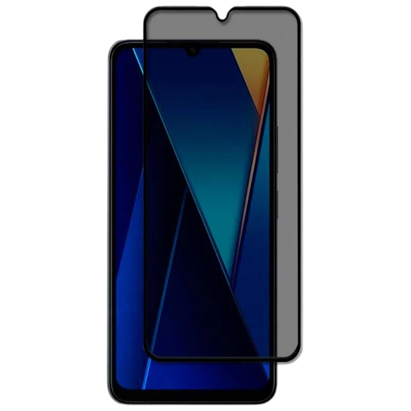 Protection d'écran en verre trempé Anti Espion Xiaomi Redmi 13C 5G / Redmi 13C 4G / Poco C65