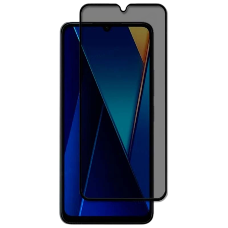 Protection d'écran en verre trempé Anti Espion Xiaomi Redmi 13C 5G / Redmi 13C 4G / Poco C65