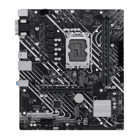 ASUS PRIME H610M-E D4-CSM LGA 1700 micro ATX Ethernet Gigabit Intel H610 2 emplacements M.2 Carte mère