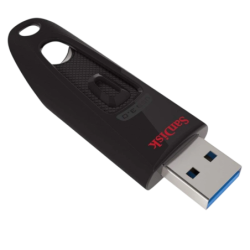 SanDisk Ultra 64GB Noir USB 3.0 150MB/s Clé mémoire