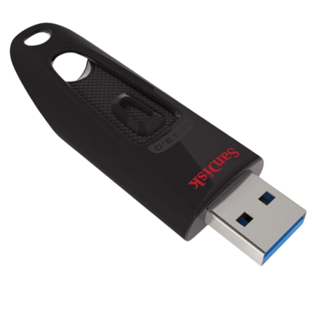 SanDisk Ultra 64GB Noir USB 3.0 150MB/s Clé mémoire