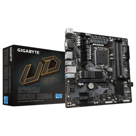 Gigabyte B760M DS3H DDR4 LGA 1700 micro ATX Ethernet 2,5 Gigabit Intel B760 Carte mère