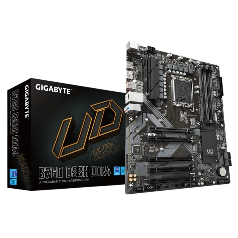 Gigabyte B760 DS3H DDR4 Express LGA 1700 ATX 2 emplacements M.2 Carte mère