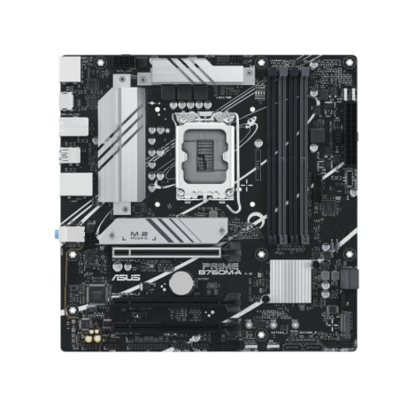 ASUS PRIME B760M-A-CSM Ethernet 2.5Gbps Realtek LGA 1700 micro ATX Intel B760 WiFi 2 emplacements M.2 Carte mère