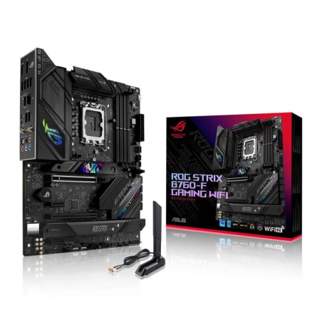 ASUS ROG STRIX B760-F LGA 1700 ATX Ethernet LAN 2.5 Gigabit WiFi 3 emplacements M.2 Carte mère