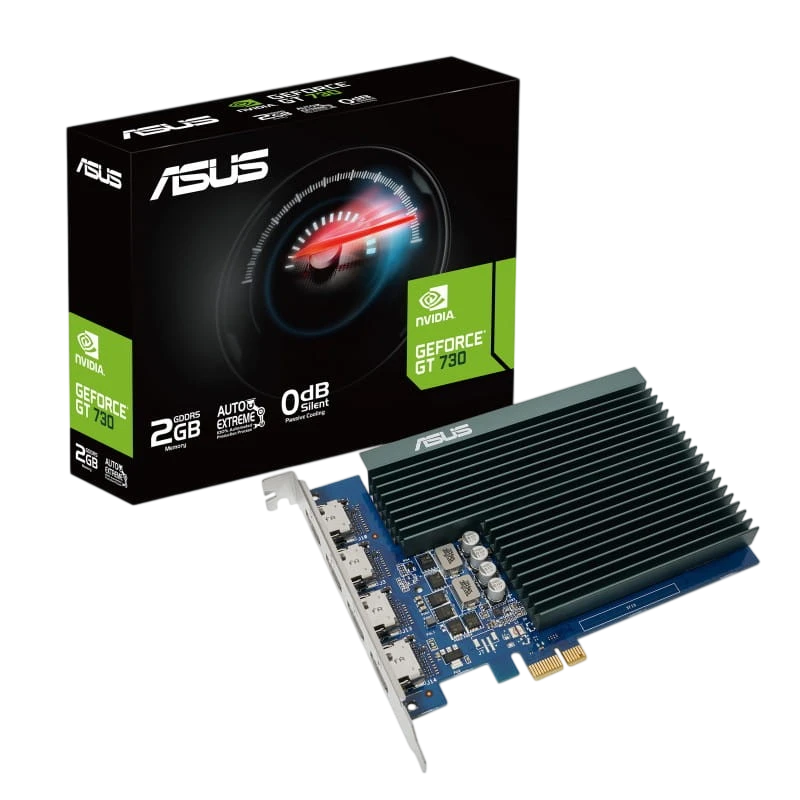 ASUS GeForce GT 730-4H-SL-2GD5 2 GB GDDR5 Noir Carte graphique