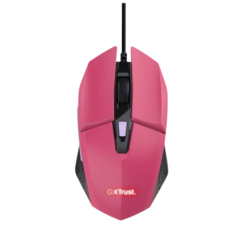 Trust GXT109P FELOX USB type A Rose 6400 DPI 6 boutons 108 g Souris