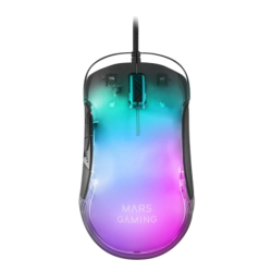 Mars Gaming MMGLOW USB type A RGB Chroma Glow Noir 12800 DPI 7 boutons 75 g Souris