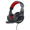 Trust 24785 Noir/Rouge Arceau avec micro Casque