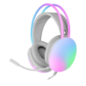 Mars Gaming MH-GLOW Blanc Arceau avec micro Casque