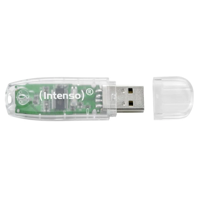 Intenso Rainbow Line 32GB Transparent USB 2.0 Clé mémoire