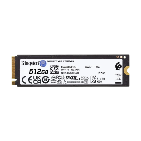 Kingston KC3000 512GB NVMe M.2 PCIe 4.0 2280 7000MB/s SSD