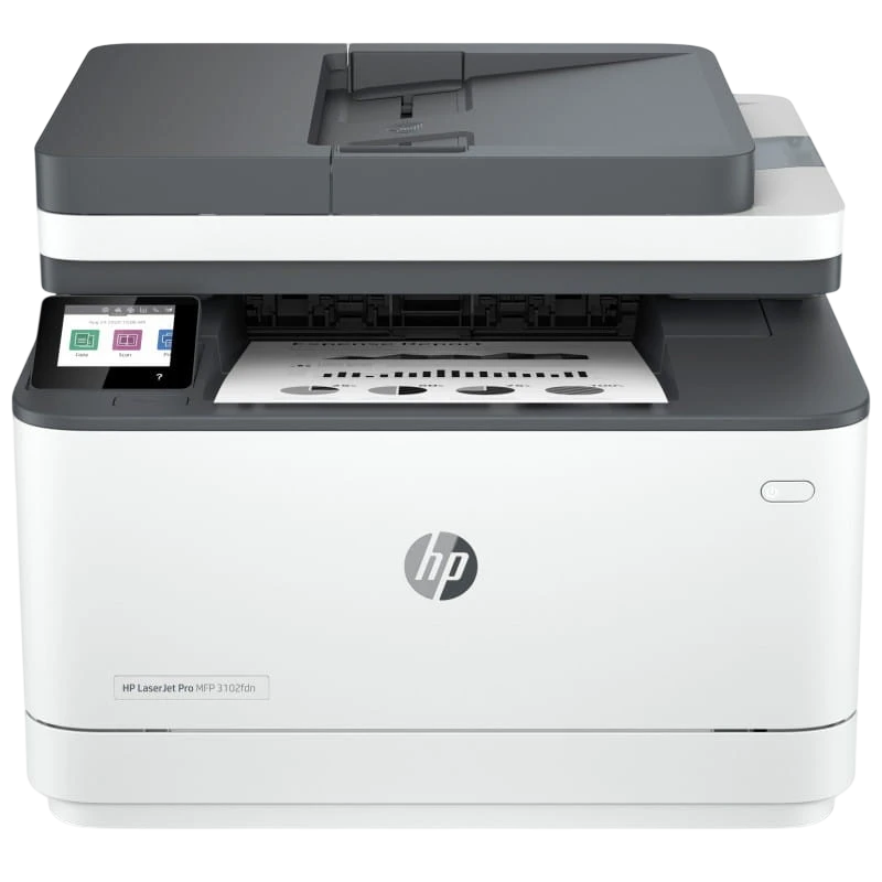HP LaserJet Pro 3102fdn Laser N/B Blanc multifonction recto verso automatique Ethernet 33ppm AirPrint Imprimante