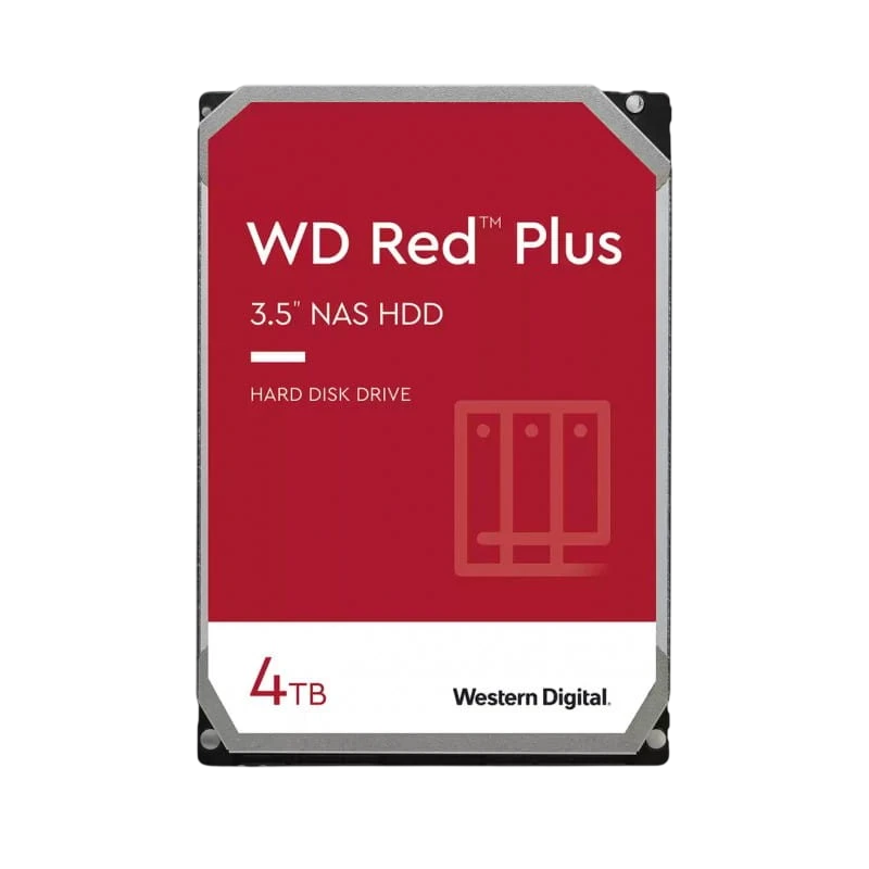 WD Red Plus WD40EFPX 4TB SATA III 3,5 pouces 5400rpm Disque dur