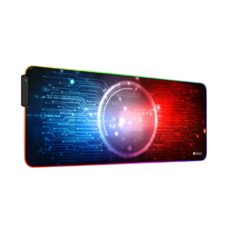 Tapis Subblim Chip LED RGB 9 Couleurs Noir