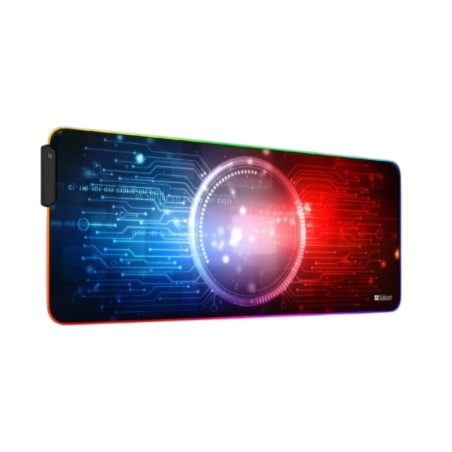 Tapis Subblim Chip LED RGB 9 Couleurs Noir