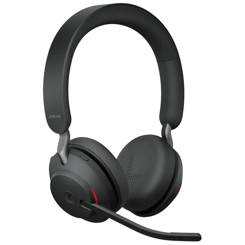 Jabra Evolve2 65 MS Stereo Noir Arceau Bluetooth 5.0 Casque sans fil