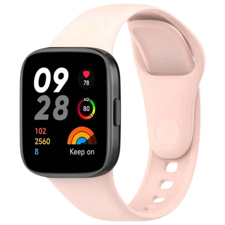 Bracelet en silicone Xiaomi Redmi Watch 3 Rose