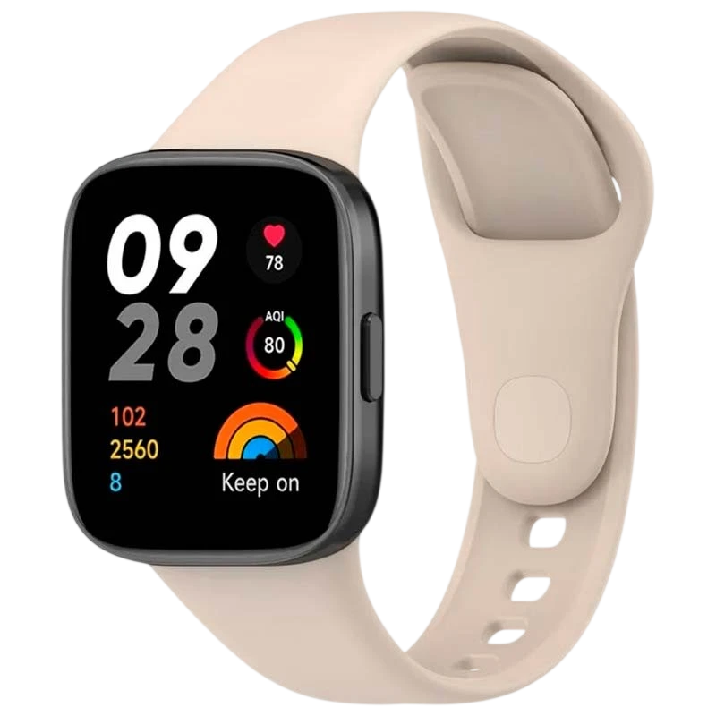 Bracelet en silicone Xiaomi Redmi Watch 3 Ivore