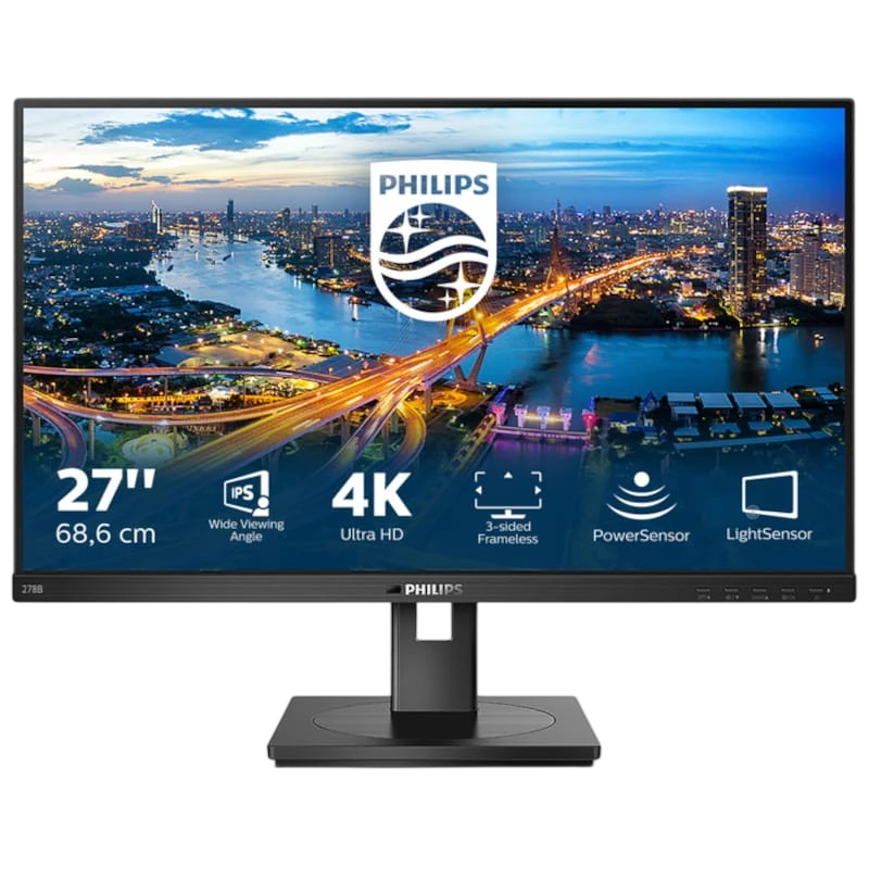 Philips B Line 278B1/00 Noir 27 pouces 4K IPS 4ms Monitor