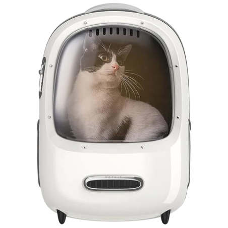 PETKIT Breezy Dome 2 Sac à dos de voyage pour chiens et chats Blanc