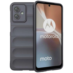 Coque en silicone Wave Motorola Moto G54 Gris