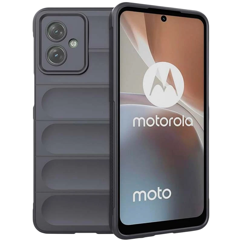 Coque en silicone Wave Motorola Moto G54 Gris