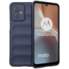 Coque en silicone Wave Motorola Moto G54 Bleu