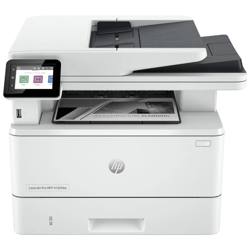 HP LaserJet Pro 4102fdw Laser N/B WiFi Blanc multifonction recto verso automatique Ethernet 40ppm Imprimante