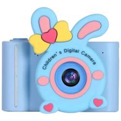 A16S Lapin Bleu Full HD 600mAh Appareil photo numérique pour enfants