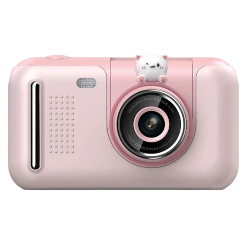 S9 avec Caméra Rotative Rose 4MP Full HD 600mAh Appareil photo numérique pour enfants