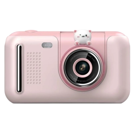 S9 avec Caméra Rotative Rose 4MP Full HD 600mAh Appareil photo numérique pour enfants