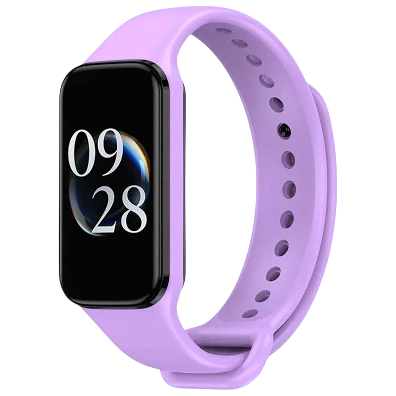 Bracelet Xiaomi Mi Smart Band 8 Active / Redmi Smart Band 2 Silicone Pourpre