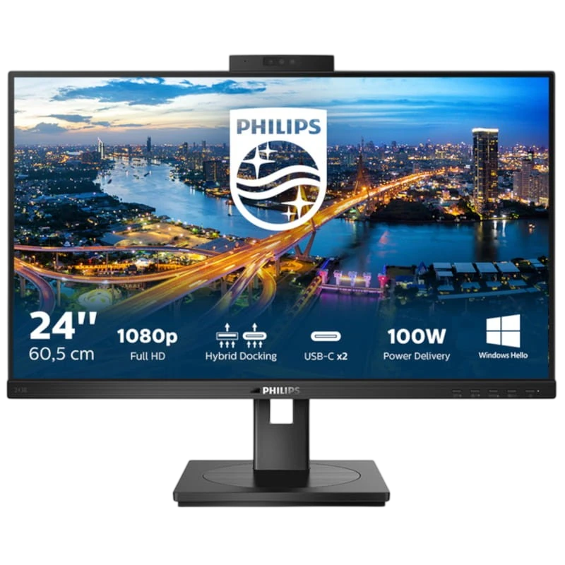 Philips B Line 243B1JH/00 Noir 23,8 pouces Full HD IPS 4ms Monitor