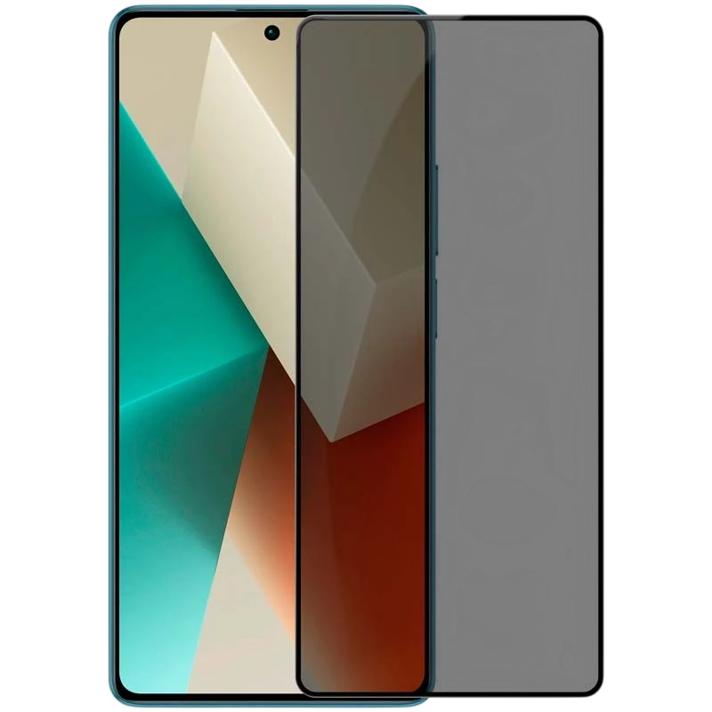 Protection d'écran en verre trempé Anti Espion Xiaomi Redmi Note 13 5G