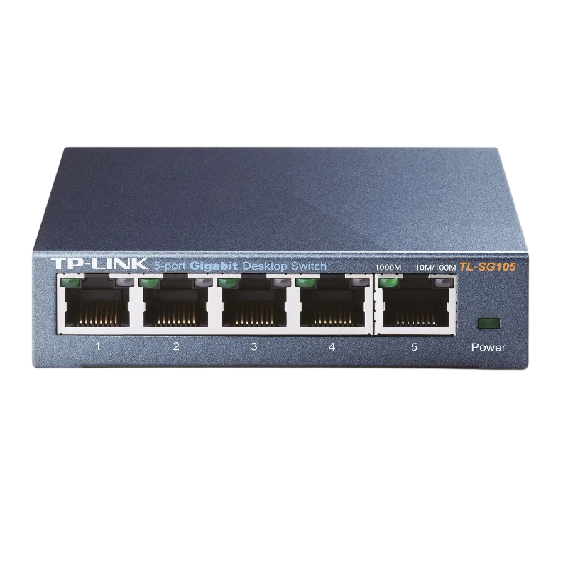 TP-LINK TL-SG105 avec 5 ports à 10/100/1000 Mbps Switch de bureau