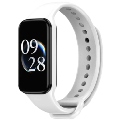 Bracelet Xiaomi Mi Smart Band 8 Active / Redmi Smart Band 2 Silicone Blanc