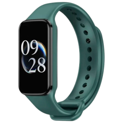 Bracelet Xiaomi Smart Band 8 Active / Redmi Smart Band 2 Silicone Vert Sombre