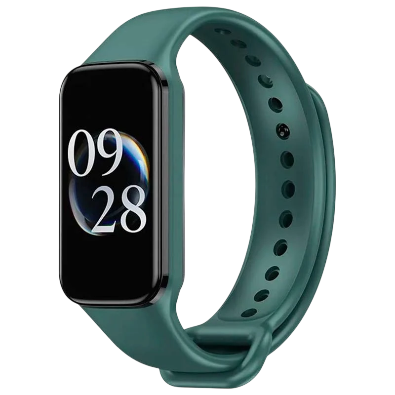 Bracelet Xiaomi Smart Band 8 Active / Redmi Smart Band 2 Silicone Vert Sombre