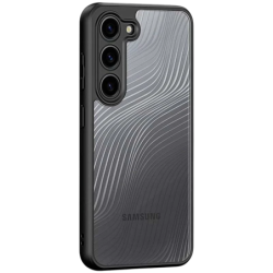 Coque rigide Anti-Scratch Shell Samsung Galaxy S23 Noir+Transparent