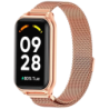 Bracelet Milanais Magnétique Xiaomi Mi Smart Band 8 Active / Redmi Smart Band 2 Dorée Rose